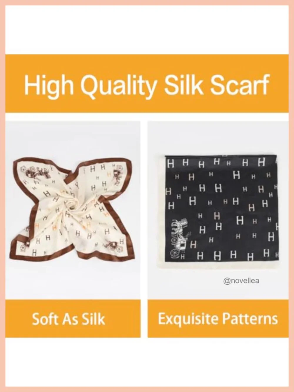 Silky Satin Headscarf Square Scarf Lightweight Silk Feel Head Wrap